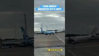 Etihad airways at Manchester airport. #etihadairways #mcfc #viral #videos #fyp #plane #aircraft
