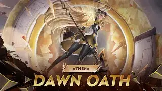Dawn Oath Athena | Skin Showcase | Honor of Kings