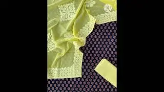 Applique work Duppata designing ideas