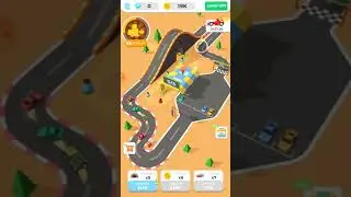 joguei (idle racing tycoon) carros verde vermelhos pista pequena mais legal!!!