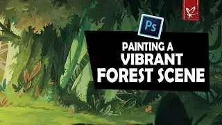 Painting a Vibrant Forest! | ILLUSTRATION
