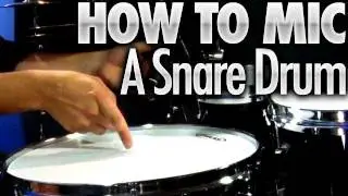 How To Mic A Snare Drum - Drum Lessons