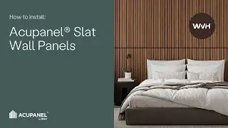 How To Install Acupanel&reg; Acoustic Wall Panelling (Easiest Way Tutorial)