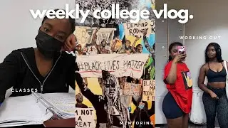productive COLLEGE WEEK vlog: classes, fitness, & extracurriculars