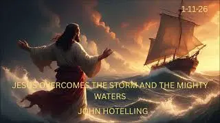 1-11-26 Jesus Overcomes The Storms and The Mighty Waters Audio Sermon by John Hotelling
