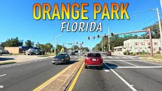 Orange Park Florida Driving Through
