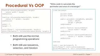 Programming Paradigms: OOP vs Procedural