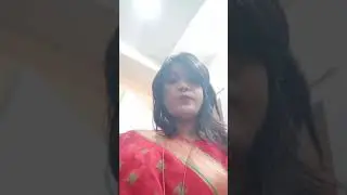 My Cd Friends Were Red Saree | Male To Female Makeup Transformation | Indian Crossdresser | Ladyboy