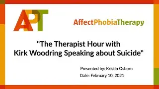 Speaking about Suicide with Kristin Osborn and Kirk Woodring