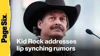 Kid Rock addresses lip synching rumors at TPUSA show