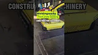 Weldingworks Small pile Construction machine #Constructionmachine #mengrobot #Weldingtypes