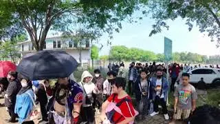 Antrian Masuk Hari Pertama Comifuro 16 (Sabtu, 6 Mei 2023) di ICE BSD, Tangerang Selatan - 360 view