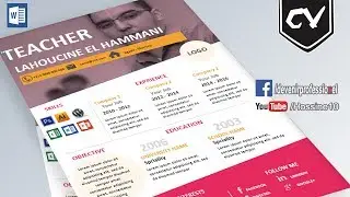 Awesome Design  Resume in Microsoft Word