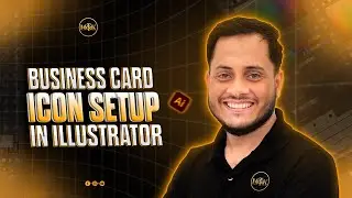 How to Set Up Icons in a Business Card | Step by Step Design Tutorial