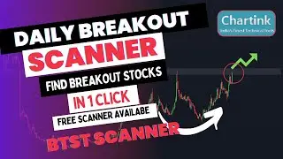 How to Find Daily Breakout Stocks | Free Scanner for BTST trades | Trading24