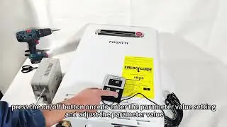 FOGATTI Home Water Heater Unit Wire Controller Parameter Adjustment Operation - DH Parameter