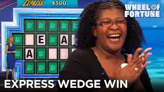 Teresa Plays a Whole Round With the Express Wedge | Wheel of Fortune
