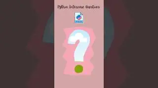 Python Interview Questions #pythonlearning #coding #learnpython #programming #python