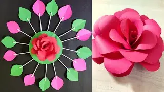 How to make a Cotton Buds Craft | Paper Craft for Home Decoration | Craft with Cotton Buds.