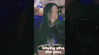 #staying alive #thebeegees cover by stacey