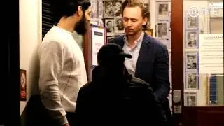 Tom Hiddleston at the stage door of Harold Pinter Theatre on May 14, 2019.
