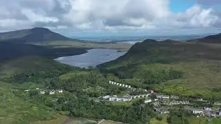 Mulranny, Clew Bay, County Mayo, Ireland. Wild Atlantic Way, Mavic 2 Pro. 4K