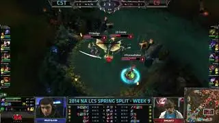 Coast vs Cloud 9   2014 NA LCS Spring split S4 W9D1 G3   CST vs C9 Week 9 Day 1 full game HD MUST SE
