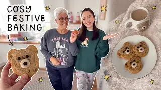Уютная праздничная выпечка с Джейн! 🧸 Милейшее печенье в виде мишки 🍪✨