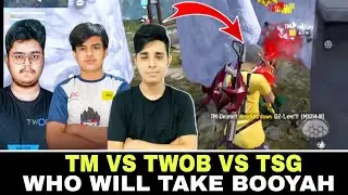 Tm Vs Twob Vs Tsg Army😲😲!! Who Will Take Booyah🤔🤔!! Garena Free Fire