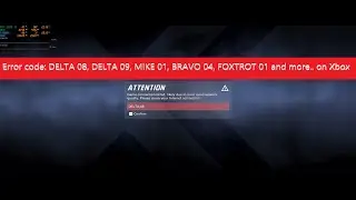 Fixed Xdefiant error code DELTA-08, DELTA-09, MIKE-01, BRAVO-04, FOXTROT-01, UNIFORM-01.. on Xbox
