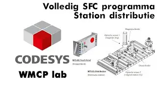 How to program the Festo MPS station distribution with emergency stop procedure | Full SFC-chart