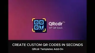 QR code SaaS for WordPress! 🚀 QRcdr Templates Demo