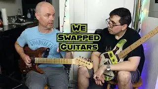 Swapping Guitars With The Bald Shredder (Charvel Dk24 Pro Mod / Custom Built Homemade Guitar)