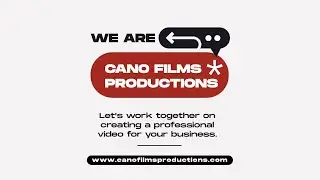 We are Cano Films Productions