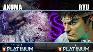 SF6 (M) Akuma vs (M) Ryu 15-Jan-2026 - Platinum Ranked Match