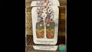 Handmade Bohemian Hippie Copper Dangle Earring, Retro Ethnic Style , Gift Box
