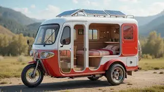 Inside the 2026 Solar Trike Camper: Affordable, Off-Grid Travel!