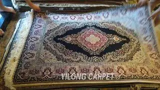 Handmade Silk Persian Qum Rugs