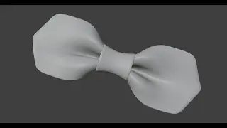 Tie Bow Modeling In Blender - Beginner Tutorial