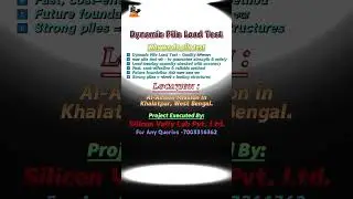 Pile Load Test Video #piletesting #piles #pileloadtest