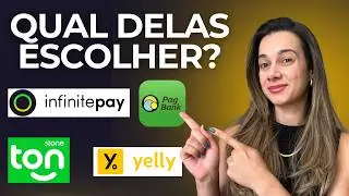 TOP 5 - TON ou PAGBANK ou INFINITEPAY ou YELLY - Comparamos - Qual a MELHOR M&Aacute;QUINA de CART&Atilde;O?