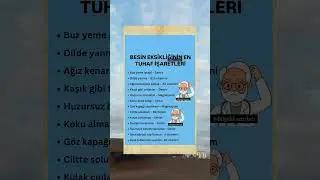 Besin eksikliği belirtileri #sağlık #keşfet #beslenme #sağlıklıyaşam