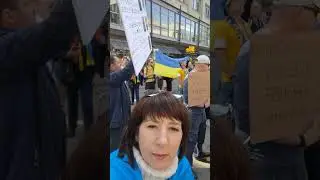 Demo in Stuttgart. Демонстрація в Штутгарті. 2025.