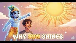 Why The Sun Shines ☀️ | Krishna Explains Solar Energy | Tiny Thinkers