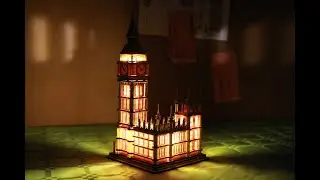 Maquette Big Ben en bois