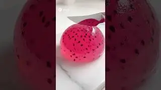 Satisfying Jelly Dragon Fruit Slice 🍉✨
