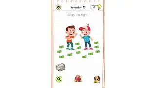 Brain Test All Star Daily Puzzle November 10 - stop this fight