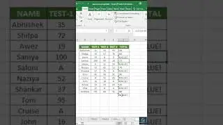 #value error in Excel ||#shorts