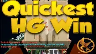 Minecraft: Fastest Hardcore Games Win Ever - MCPVP Hunger Games
