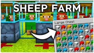САМАЯ ПРОСТАЯ овечья ферма в Minecraft Java 1.21+ (обучение)